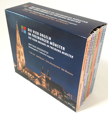 Four Organs of Freiburg Cathedral on 5 CDs Four Organs of Freiburg Cathedral on 5 CDs