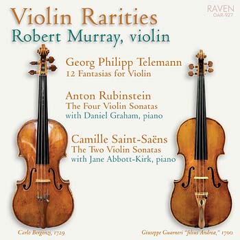 Violin Rarities: Telemann, Saint-Saëns, Anton Rubinstein<BR><font color=red><I>4 CDs for the Price of One!</I></Font>